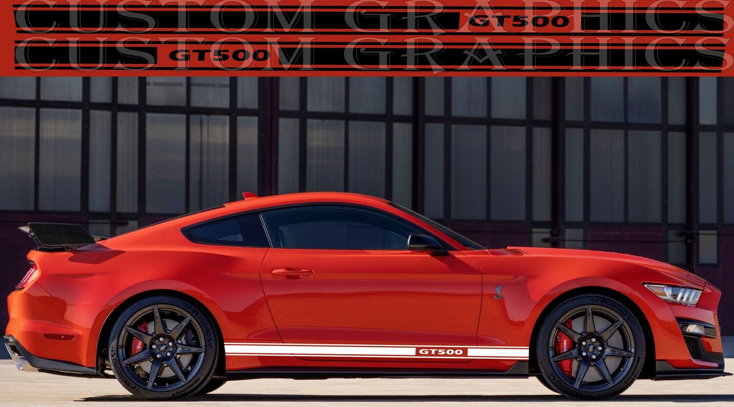 Revamp Your Ride with Vinyl Auto Decals Compatible with Mustang Shelby GT500 2022