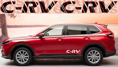 Revamp Your Ride with Vinyl Auto Decals Compatible with CR-V 2023