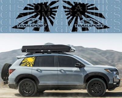Stick and Drive: Premium Car Vinyl Graphics Compatible with Passport TrailSport 2022