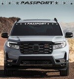 Front Glass Custom Auto Vinyl Graphics Compatible with Passport TrailSport 2022