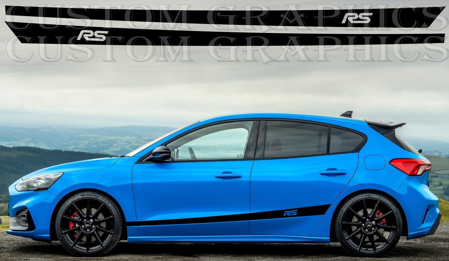 Stick and Drive: Premium Car Vinyl Graphics Compatible with Focus ST Edition 2022
