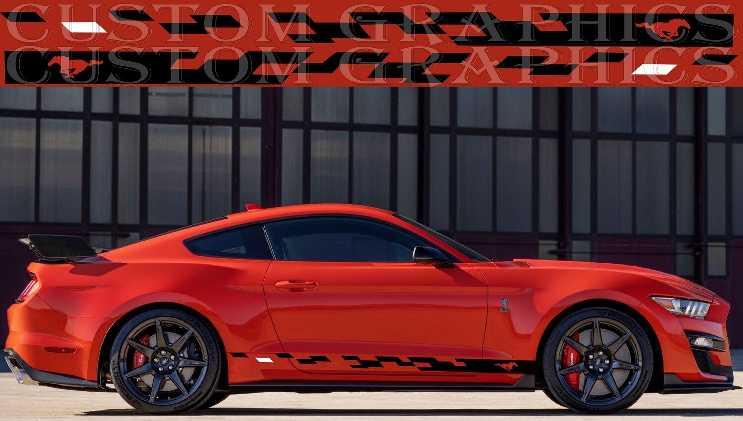 Adorn Your Auto: Vinyl Decals for Sale Compatible with Mustang Shelby GT500 2022