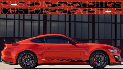 Adorn Your Auto: Vinyl Decals for Sale Compatible with Mustang Shelby GT500 2022