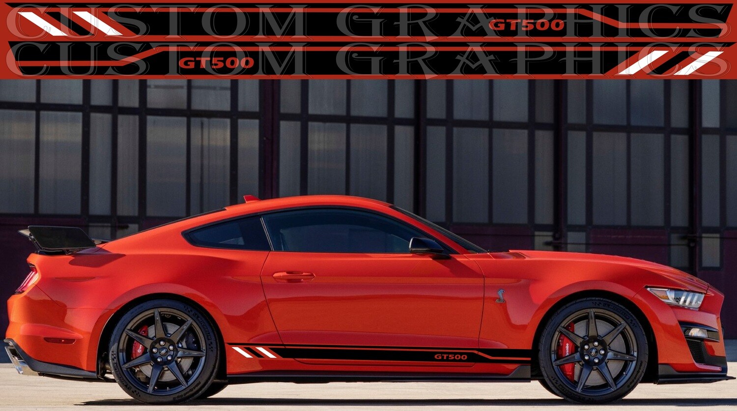 Car Stickers Galore Compatible with Mustang Shelby GT500 2022