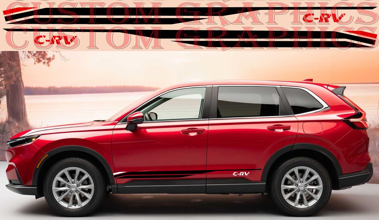 Express Your Style with Car Decalsv Compatible with CR-V 2023