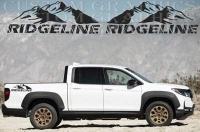 Hit the Road in Style: Vinyl Stickers for Cars Compatible with Ridgeline 2021