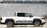 2X Side door stripe vinyl decal graphic sticker Kit Compatible with Ridgeline 2021