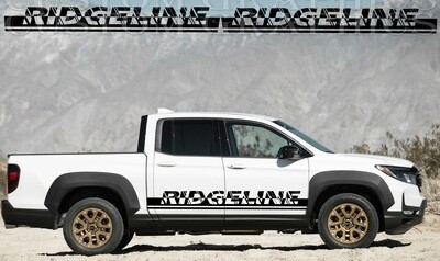 2X Side door stripe vinyl decal graphic sticker Kit Compatible with Ridgeline 2021