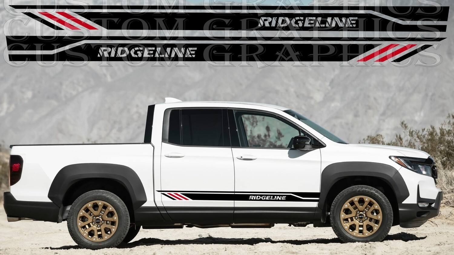 Car Stickers Galore Compatible with Ridgeline 2021