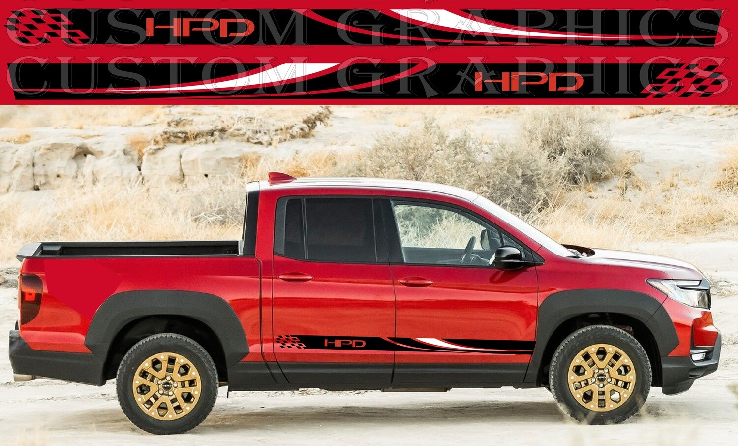 Revamp Your Ride with Vinyl Auto Decals Compatible with Ridgeline 2021