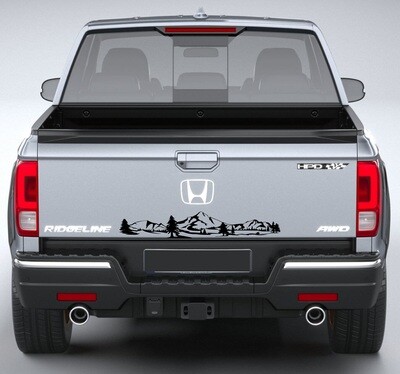 Tailgate Vinyl Decal Custom Sticker Compatible with Ridgeline 2021