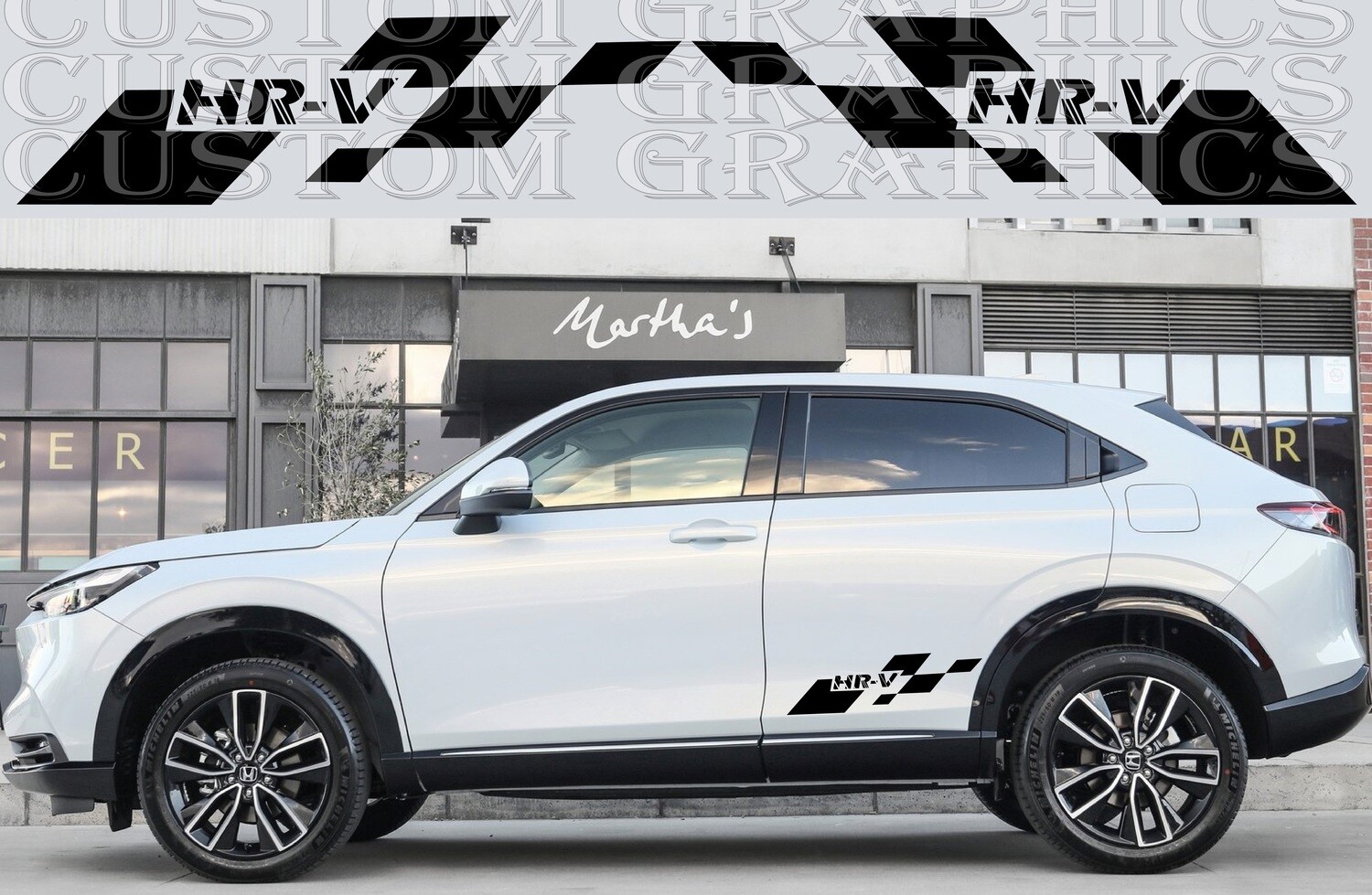 Vinyl Decal Custom Stickers Graphic kit Compatible with HR-V 2023