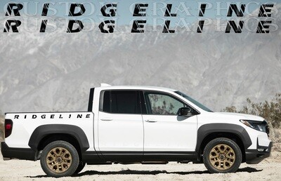 Set of Stickers Decal Stripe body kit Compatible with Ridgeline 2021