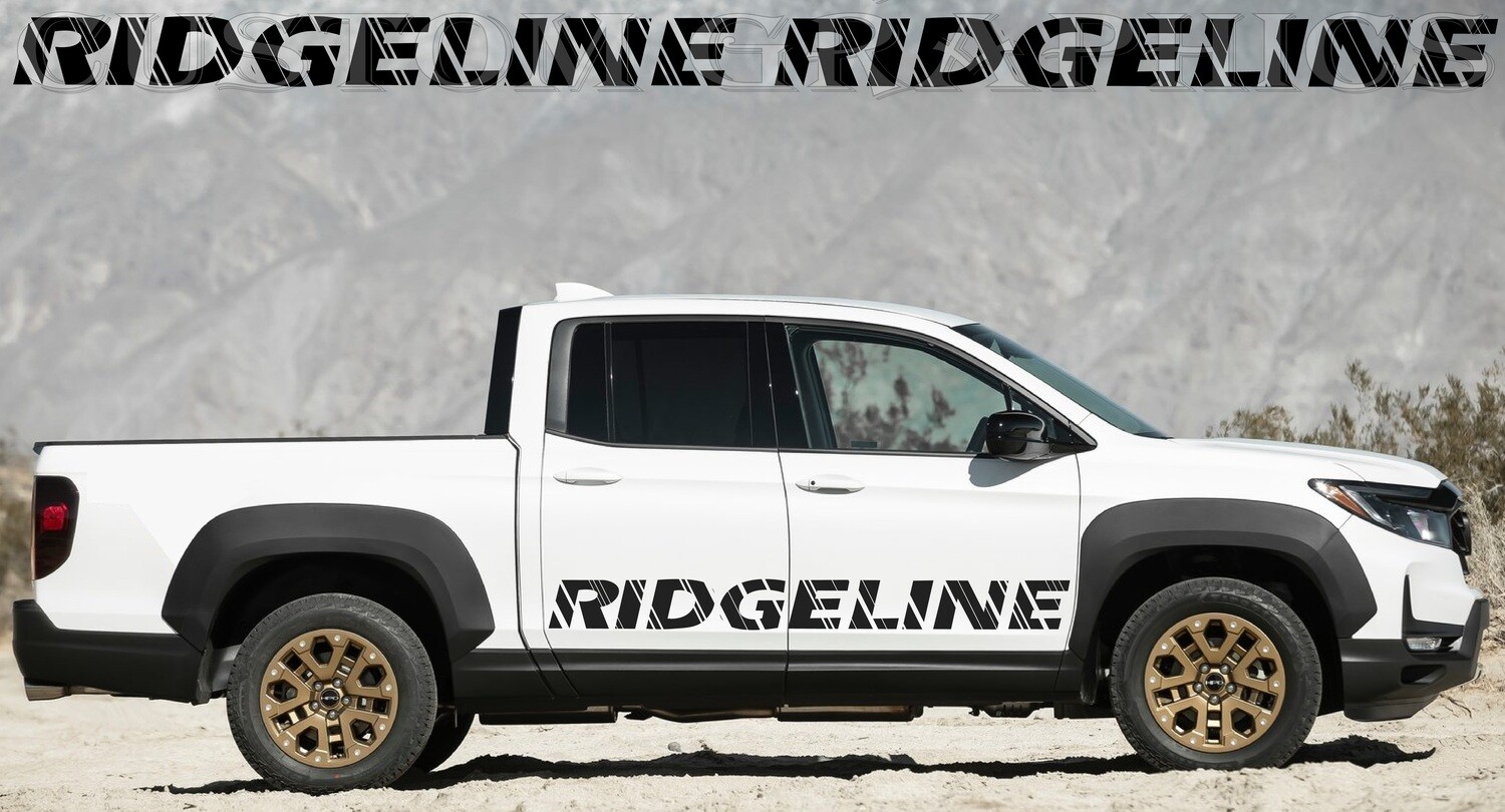 2x Revamp Your Ride with Vinyl Auto Decals Compatible with Ridgeline 2021