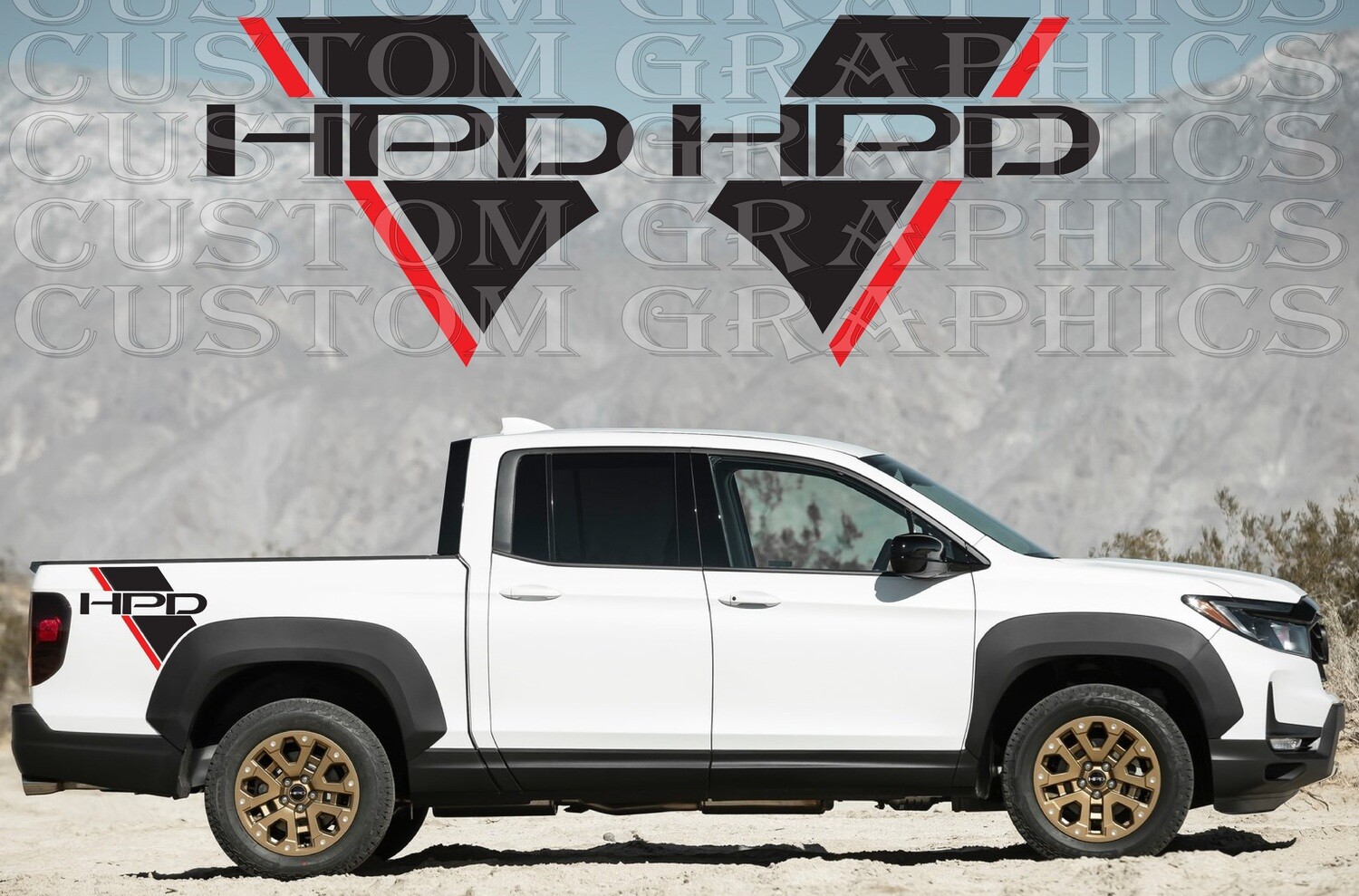 Car decals Compatible with Ridgeline 2021