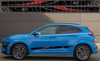Adorn Your Auto: Vinyl Decals for Sale Compatible with Kona N Line US Version 2022