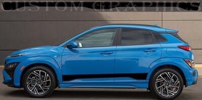 Sport Sticker Decal Side Door Stripes Compatible with Kona N Line US Version 2022