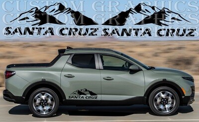 Stick and Drive: Premium Car Vinyl Graphics Compatible with Santa Cruz