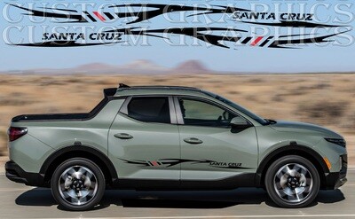 Custom Auto Vinyl Graphics Compatible with Santa Cruz