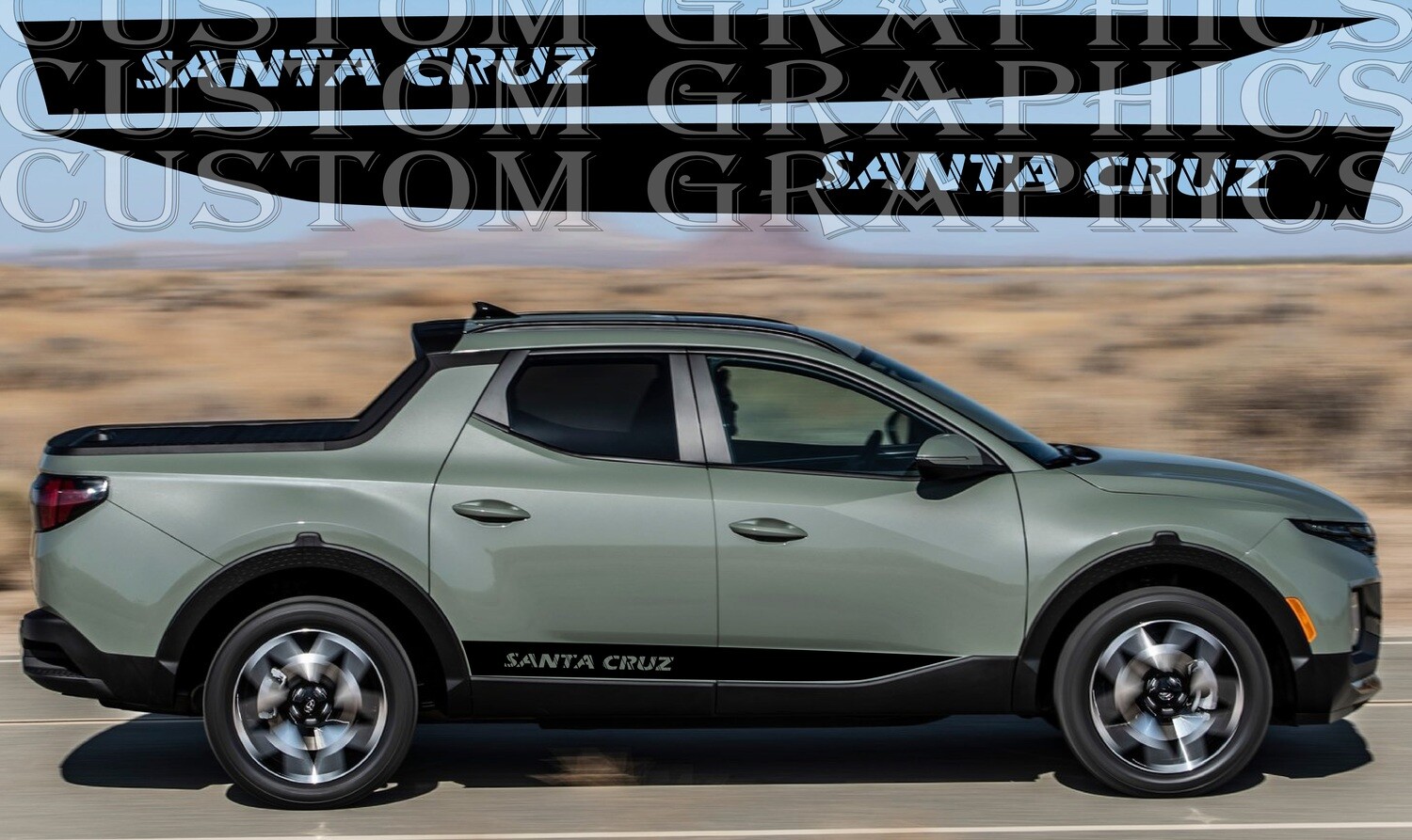 Upgrade Your Car&#39;s Look with Vinyl Stickers Compatible with Santa Cruz