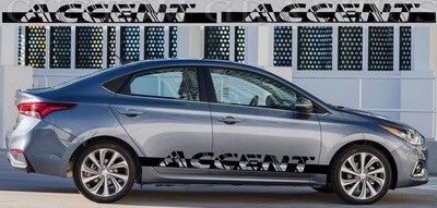 Express Your Style with Car Decals Compatible with Accent 2018