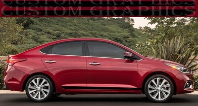 Upgrade Your Car&#39;s Look with Vinyl Stickers Compatible with Accent 2018