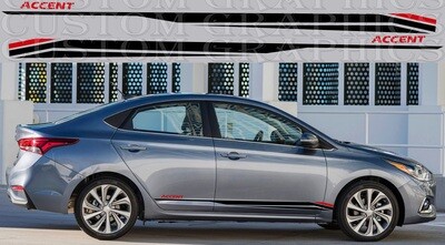 Revamp Your Ride with Vinyl Auto Decals Compatible with Accent 2018