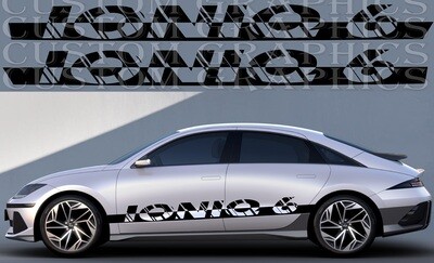 Revamp Your Ride with Vinyl Auto Decals Compatible with Ioniq 6 2023