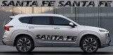 2x Sport Sticker Decal Side Door Stripes Compatible with Santa Fe 2021