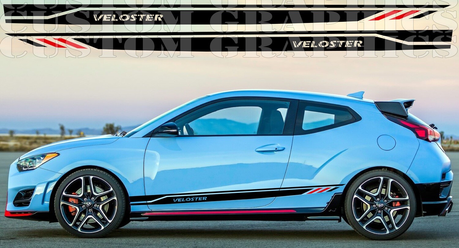Vinyl Decals for Your Ride Compatible with Veloster N 2019