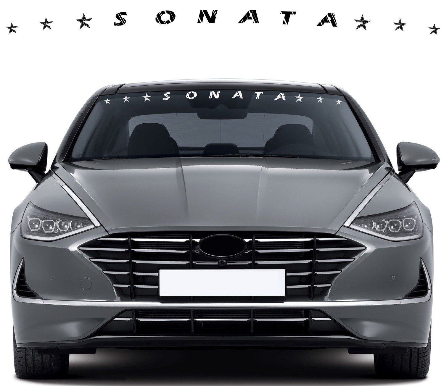 Front Glass vinyl decal sticker Compatible with Sonata N Line