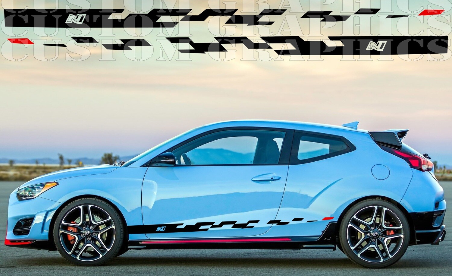 Express Your Style with Car Decals Compatible with Veloster N 2019