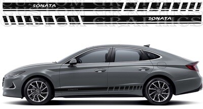 Side door vinyl decal sticker Compatible with Sonata N Line