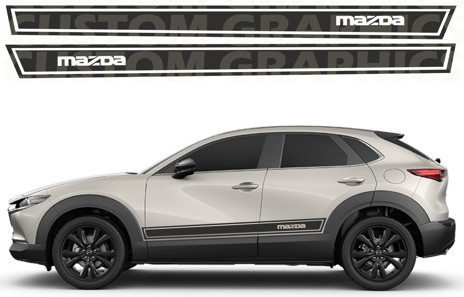 Vinyl Decal Custom Stickers Graphic kit Compatible with CX-30