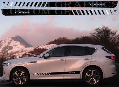 Sport Side door sticker racing design Compatible with CX-60