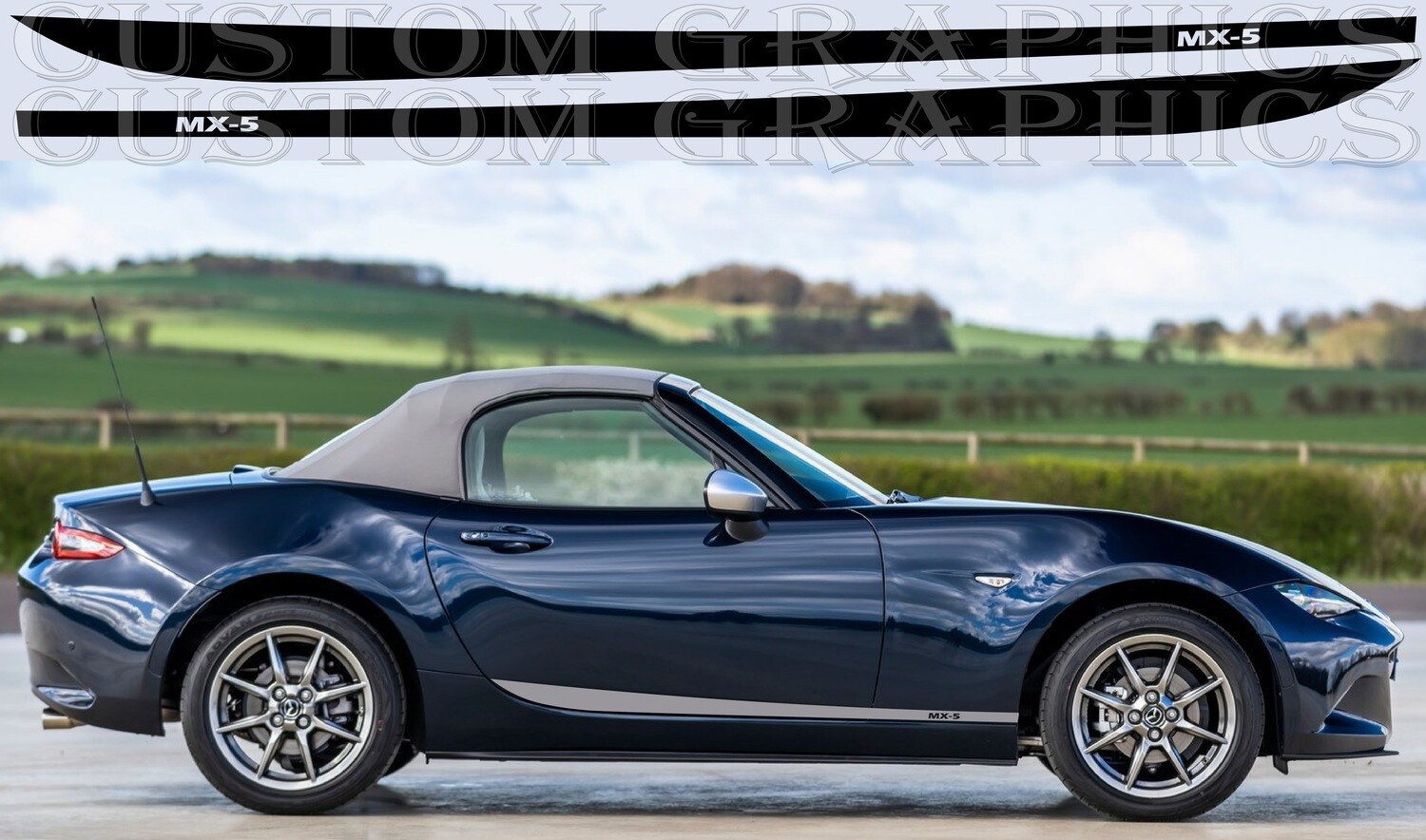 Custom Auto Vinyl Graphics Compatible with MX-5 Sport Venture 2021