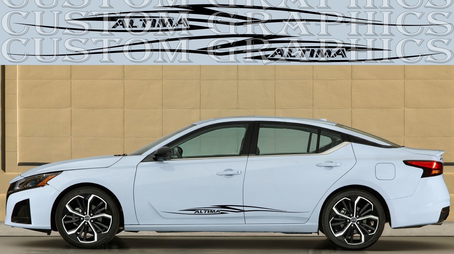 Sport Side door sticker racing design Compatible with Altima 2023