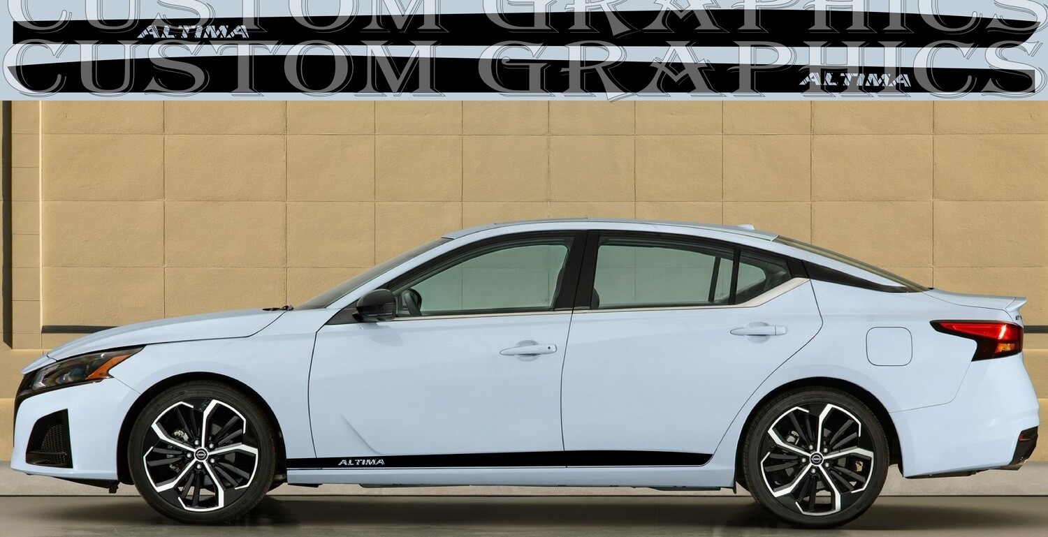 Sport Sticker Decal Side Door Stripes Compatible with Altima 2023