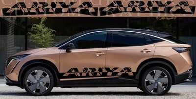 Decal Graphic Sticker Door Sport Stripe Kit Compatible with Ariya 2023