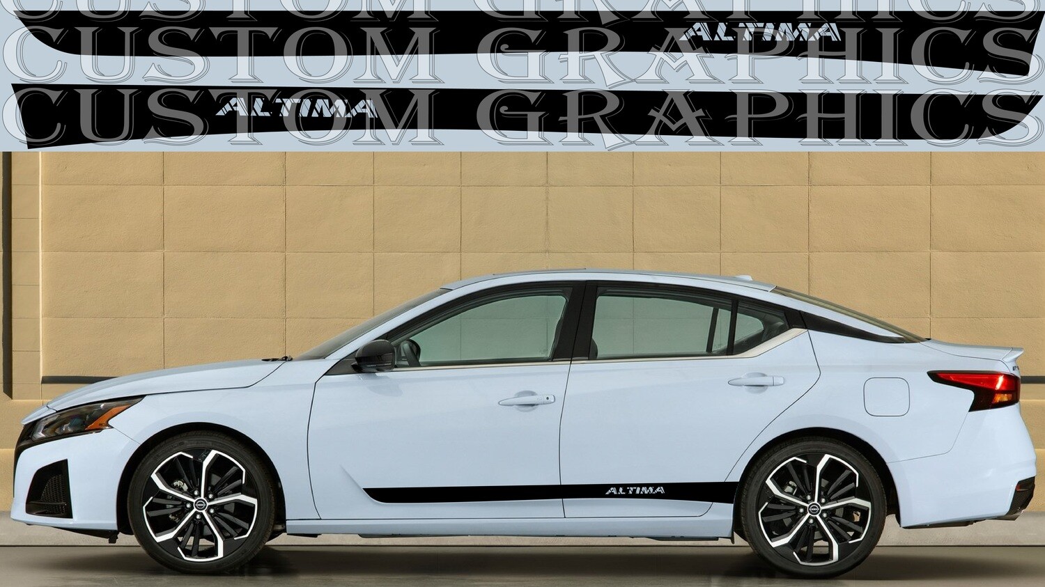 Set of Stickers Decal Stripe body kit Compatible with Altima 2023
