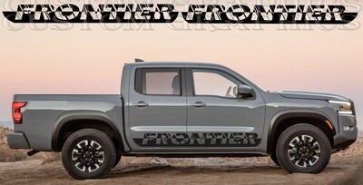 Sport Sticker Decal Side Door Stripes Compatible with Frontier Pro-4x 2022