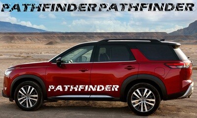 Side Door Stripe Custom kit Stickers Set Kit Compatible with Pathfinder 2023