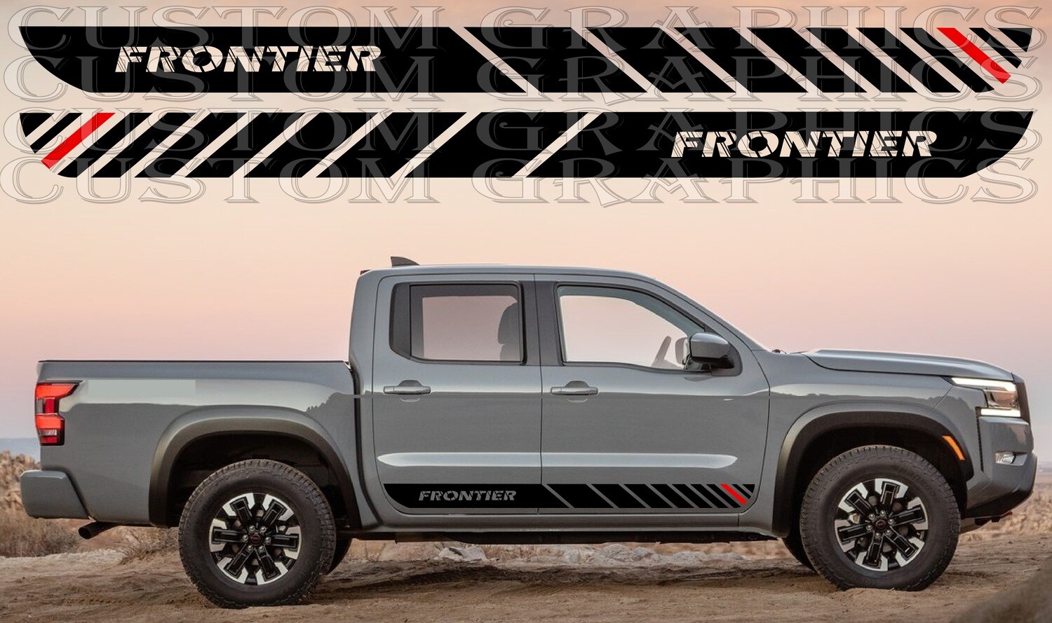 Stick and Drive: Premium Car Vinyl Graphics Compatible with Frontier Pro-4x 2022