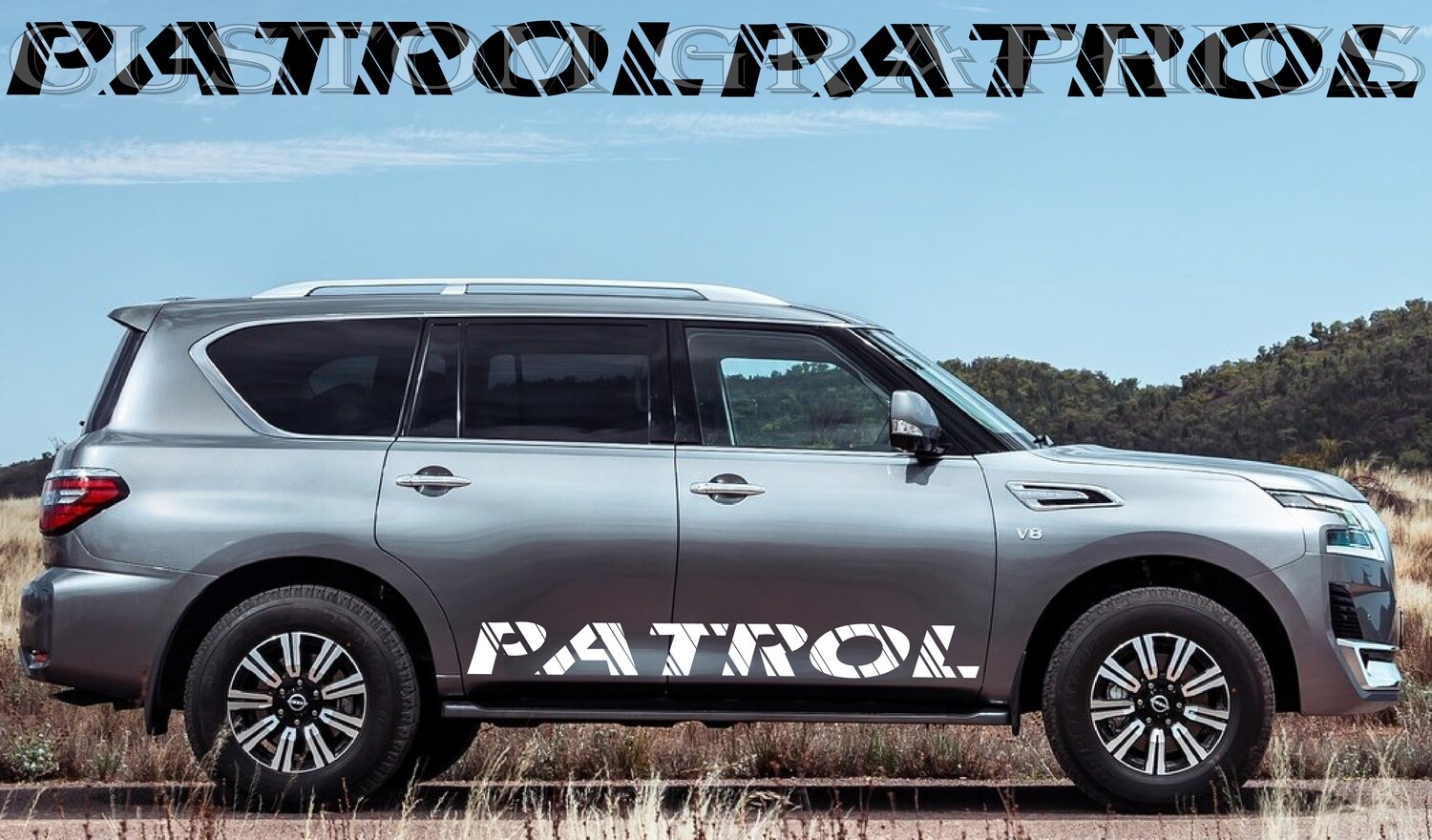 2x Express Your Style with Car Decals Compatible with Nissan Patrol 2022