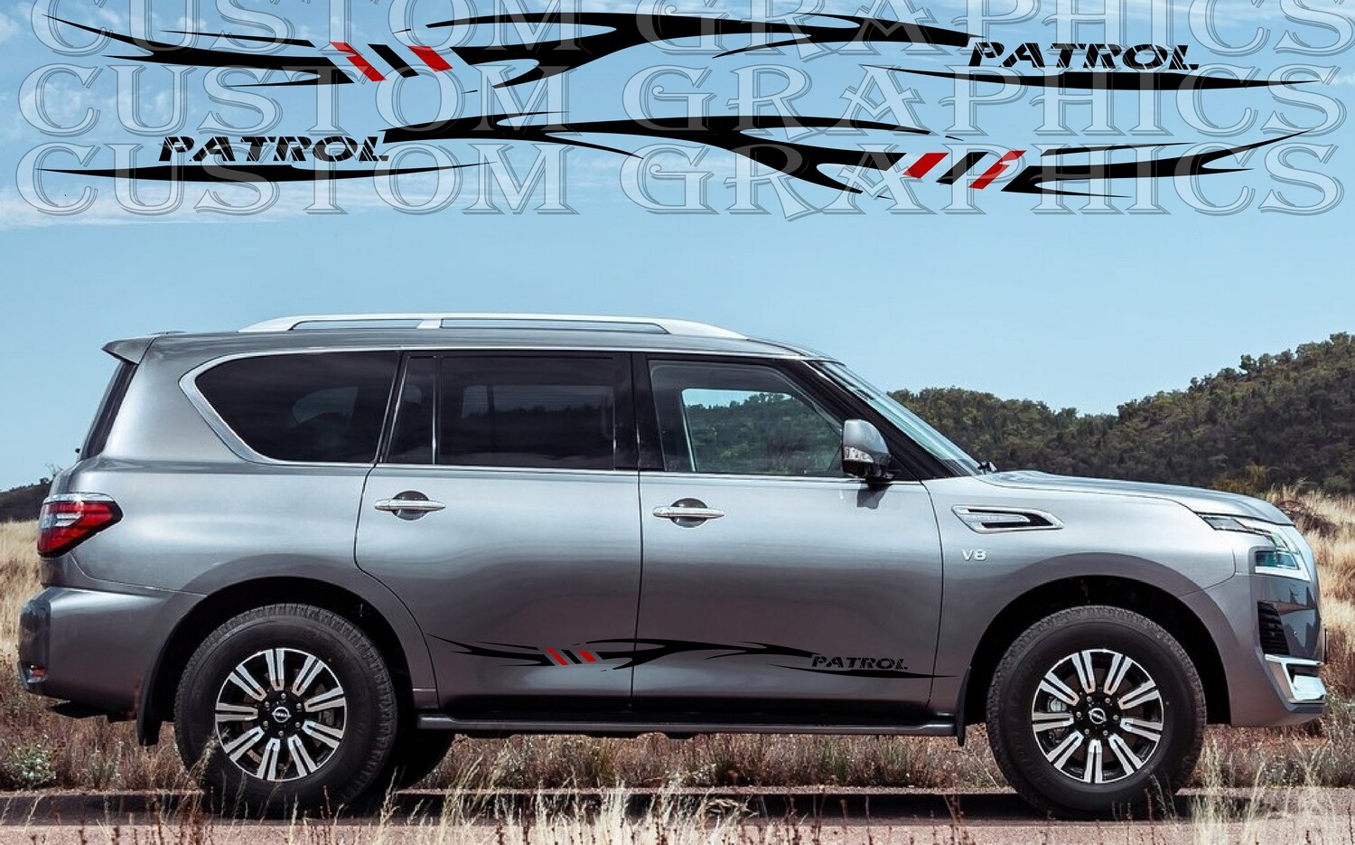 Express Your Style with Car Decals Compatible with Nissan Patrol 2022