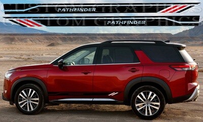 Hit the Road in Style: Vinyl Stickers for Cars Compatible with Pathfinder 2023