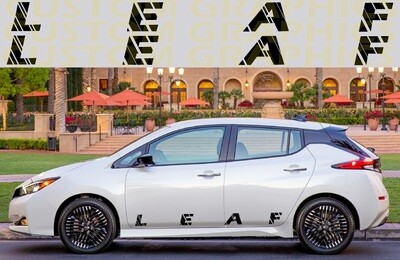 Vinyl Decal Custom Stickers Graphic kit Compatible with Leaf 2023