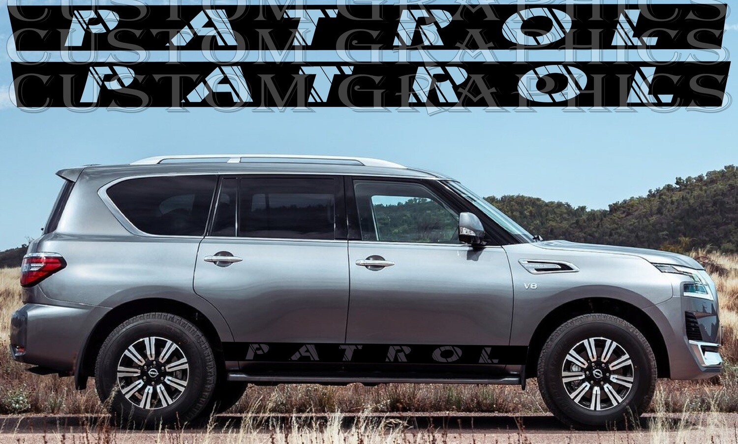 Stick and Drive: Premium Car Vinyl Graphics Compatible with Patrol 2022