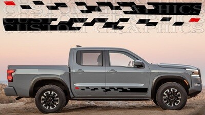Hit the Road in Style: Vinyl Stickers for Cars Compatible with Nissan Frontier Pro-4x 2022