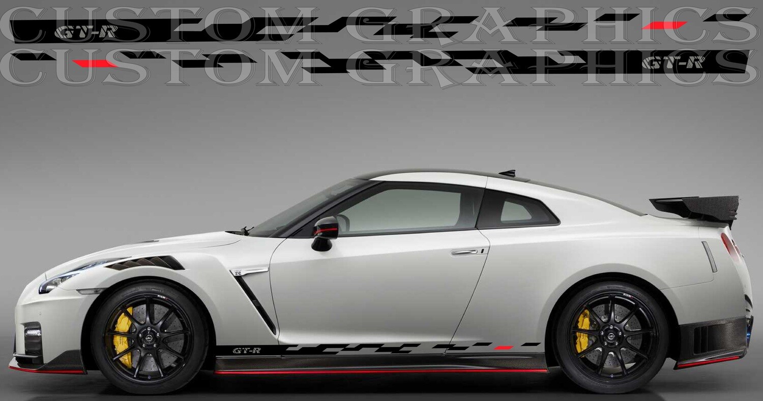 Hit the Road in Style: Vinyl Stickers for Cars Compatible with GT-R T spec 2022